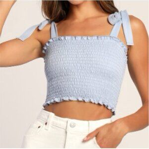 Tobi Tie Strap Crop Top